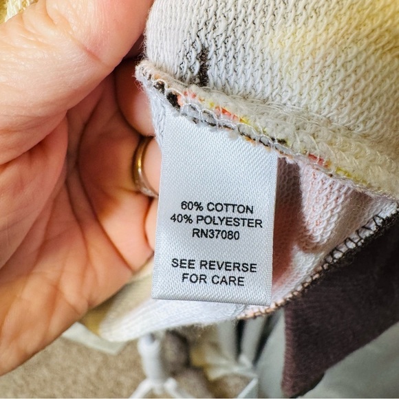 Cato Floral Zip-Up Hoodie - Yellow, Orange, Brown XL - Picture 10 of 11